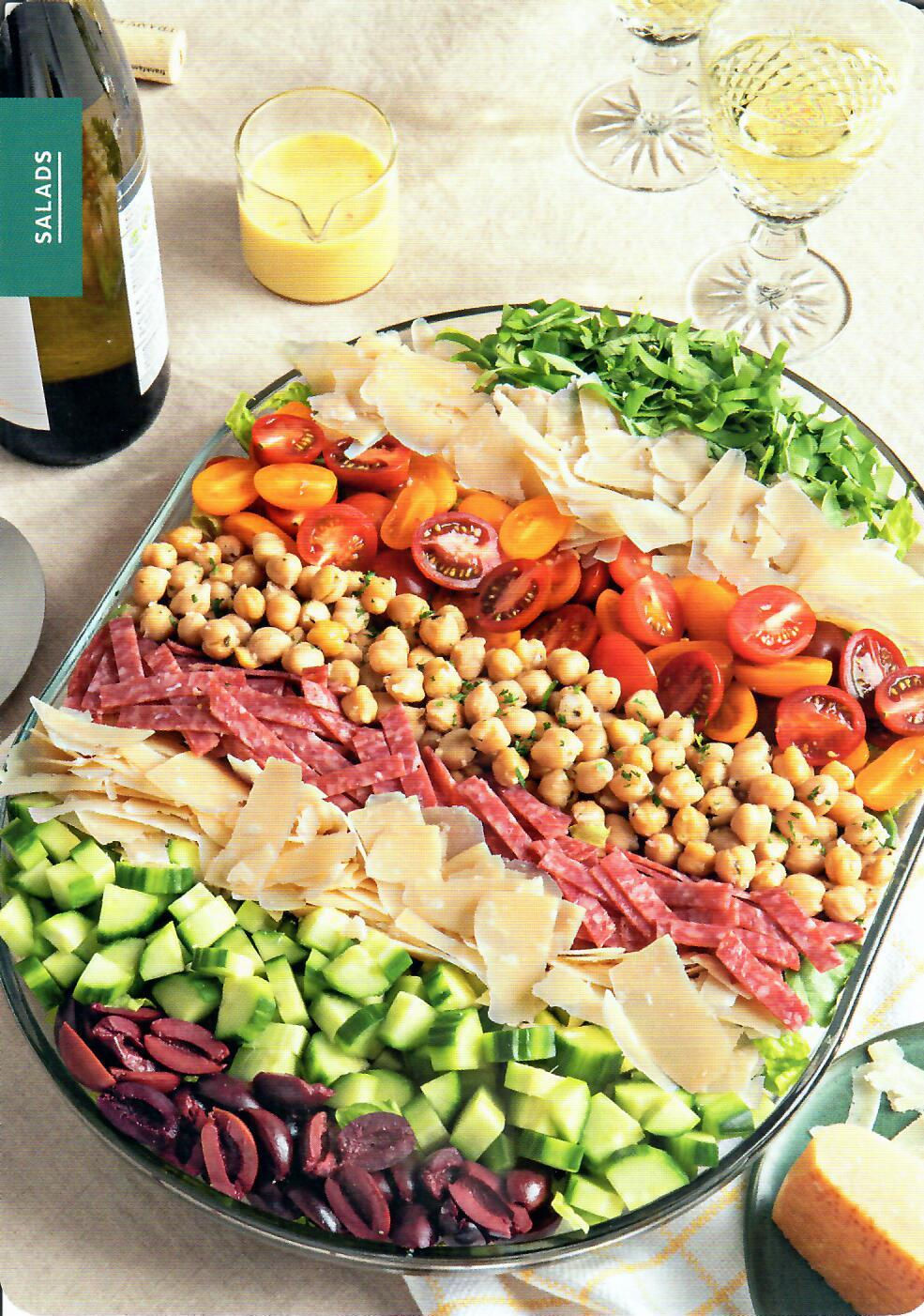 BACCO | Eat. Drink. Celebrate. | Salad, Parmesan & Grüner Veltliner | The Green Ace: Chopped Salad, Parmesan & Grüner Veltliner