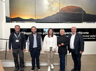 Υποδεχθήκαμε και ξεναγήσαμε την υπουργό Τουρισμού Όλγα Κεφαλογιάννη στο Κέντρο Πληροφόρησης Εθνικού Πάρκου Ολύμπου