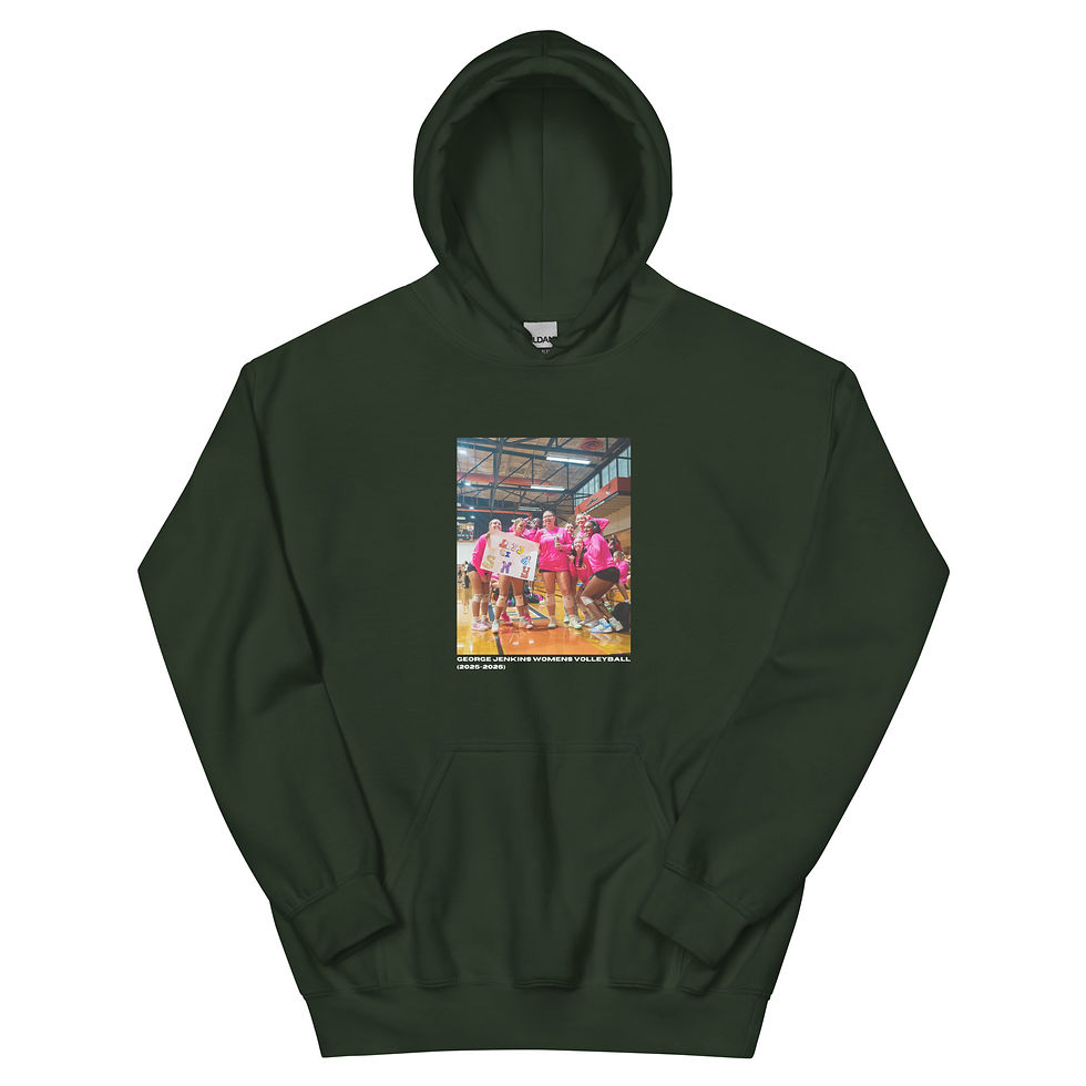 GEORGE JENKINS UNISEX WOMENS VARSITY VOLLEYBALL HYPE HOODIE