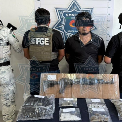 Atoran a "malandro" con un fusil y 300 dosis de droga; andaba merodeando la 31