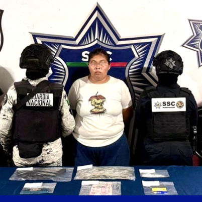Agarra la Estatal a tiradora de Barrio Maya; según le encontraron más de 100 bolsitas