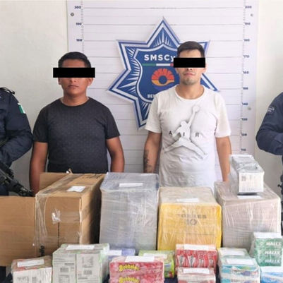 Ladrones en manos del MP; se metieron a robar a una bodega