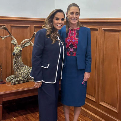 Se reúne la Gobernadora con la Presidenta de México en Palacio