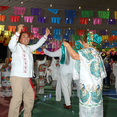 Inaugura alcalde Feria Tradicional en Kantunilkín; al ritmo de la Jaranas disfrutaron de la gran fiesta