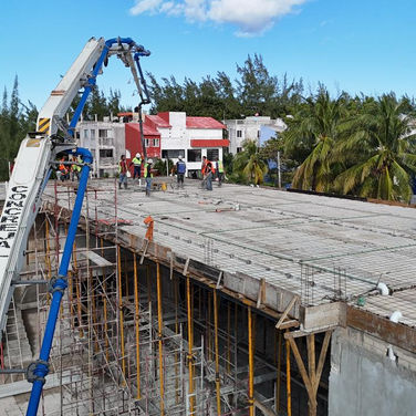 Avanza obra de Estación de Protección Civil y Bomberos en Costa Mujeres