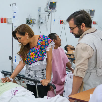 Escucha Gobernadora y  director general del IMSS-Bienestar necesidades en Hospital General 