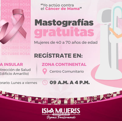 Ofrece Gobierno Municipal Mastografías gratuitas para prevenir el cáncer