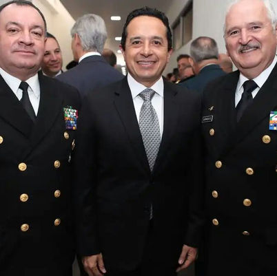 Carlos Joaquín asistió a celebración del “Día del Ejército Mexicano” a la capital del país