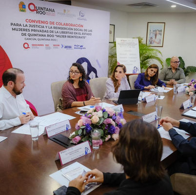 Firma Gobernadora pacto para fortalecer justicia y reinserción social de internas del CERESO