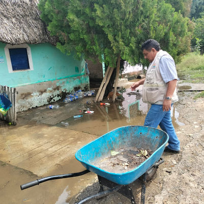 Apoya Gobierno Municipal a familias afectadas por lluvias