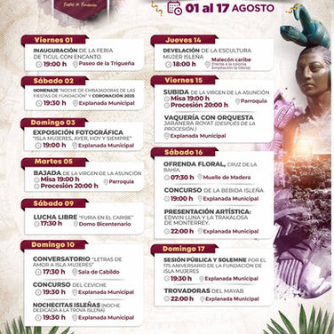 Últimos días de fiesta en Isla Mujeres por Fundación 2025