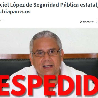 Raciel López, simulador de combate al narcotráfico; paralizada investigaciones de sicarios 