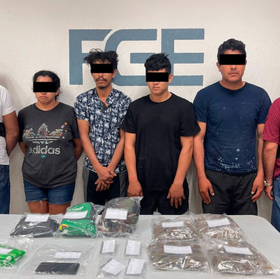 Cayeron narcomenudistas al servicio de un grupo criminal; traían marihuana en bolsas