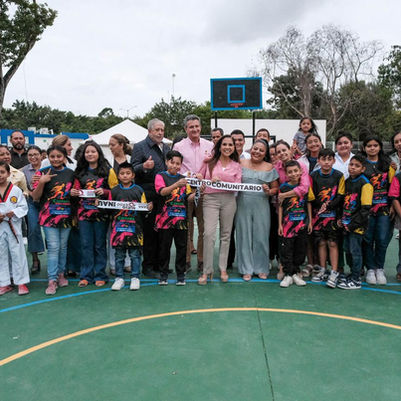 Inaugura Mara Lezama segunda etapa del Centro Comunitario “Javier Olvera Iglesias” en Paraíso Maya