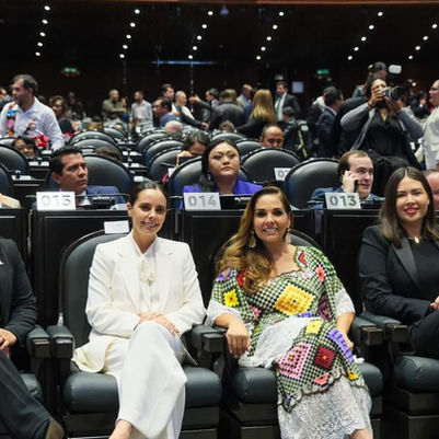 Asiste alcaldesa de Puerto Morelos a la Cámara de Diputados por 50 años de Quintana Roo 