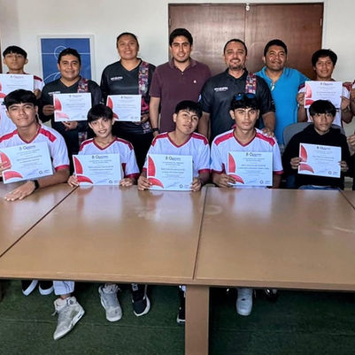 Recibe Selección Infantil reconocimiento por su campeonato en el Torneo Estatal Socca