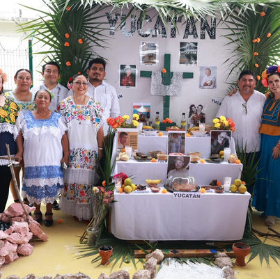 Celebran con orgullo el “Hanal Pixán” en la Zona Continental