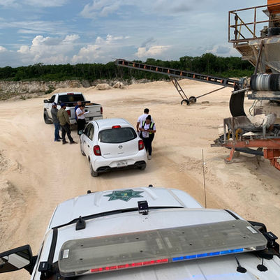Paralizan Banco de materiales en Zona Continental; afectaba al medio ambiente