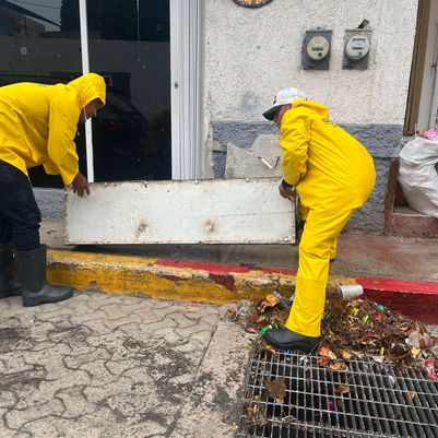 Refuerza Servicios Públicos trabajos ante las constantes lluvias