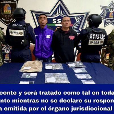 Poquiteros de droga atorados por estatales hoy miércoles