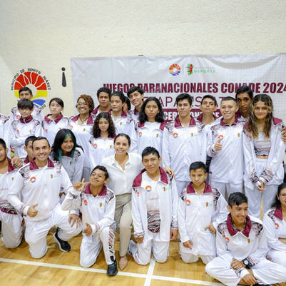 Toma protesta Ana Paty a los atletas que participarán en CONADE 2024