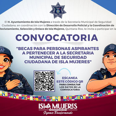 Abre Ayuntamiento convocatoria para integrarse a la Policía Municipal