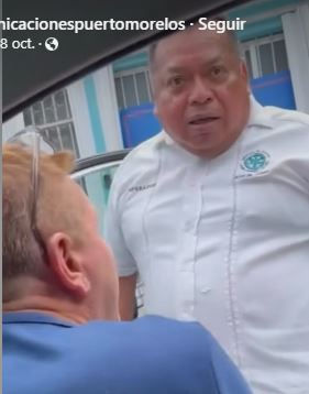 Turista se faja los pantalones y enfrenta a taxistas que se creen autoridad 