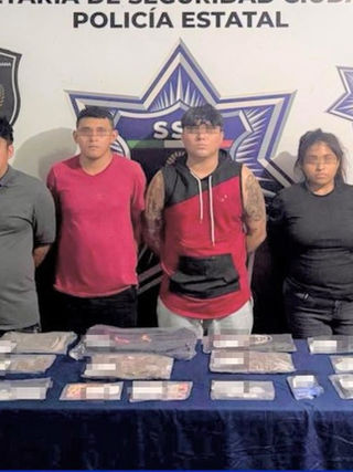 Más tirados hormiga en manos de estatales; cayeron 5 en dos casos