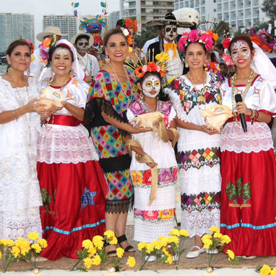 Exhorta alcaldesa a sumarse al 4 Festival "Hanal Pixán"