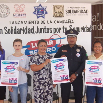 Pone en marcha Policía Municipal campaña para proteger a mujeres y niños