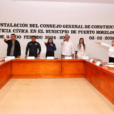 Instalado Consejo General de Construcción de Paz y Justicia Cívica