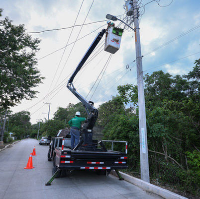 Iluminado 80% el Municipio; falta el 20 para cambiar las lámparas del alumbrado