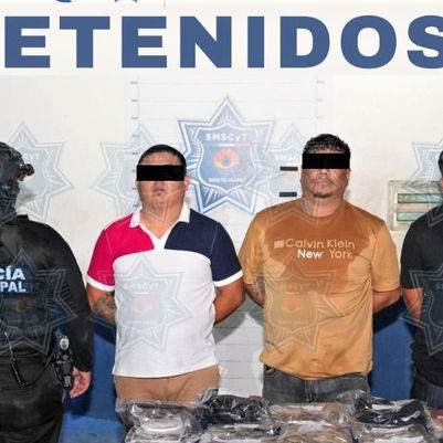 Apañan a envenenadores bien surtidos; traían más de 600 bolsitas de droga 