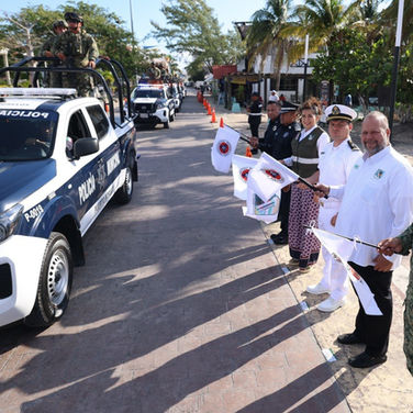 Banderazo al operativo de seguridad de Semana Santa; participan autoridades de los 3 niveles