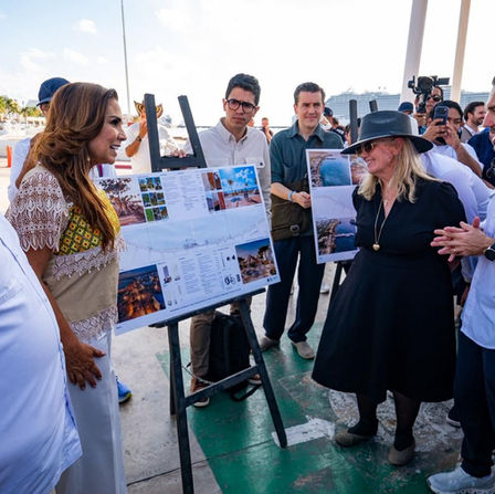 Presenta Gobernadora proyecto para transformar Malecón; será inversión turística