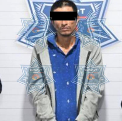 Cayó pistolero con una 9 milímetros y una bolsa de "mota"