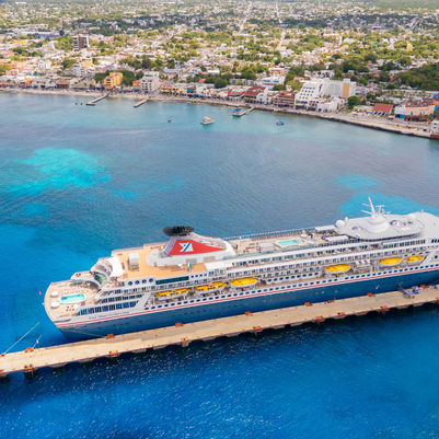 Afortunado Cozumel; regresó Crucero que recreó el viaje del RMS Titanic