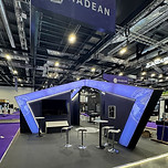 Hadean exhibition stand built by 4Matix at DSEI, ExCeL London