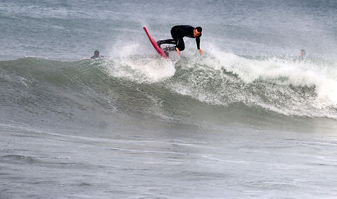 Hitting the lip on a Cord Projector with 2 + 1 Fin Set-up