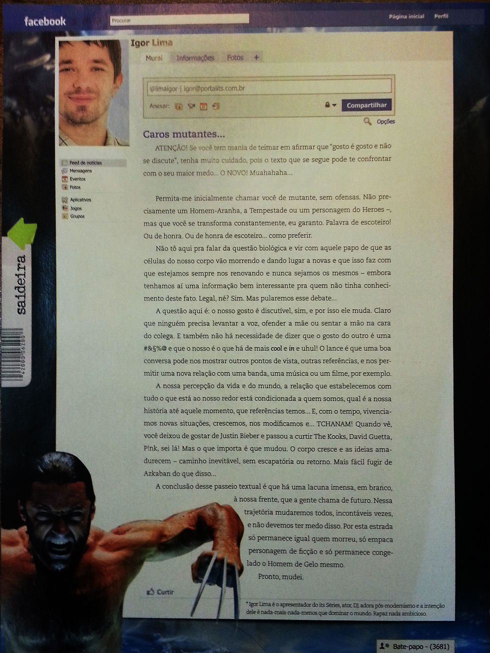 Saideira - Revista ITS