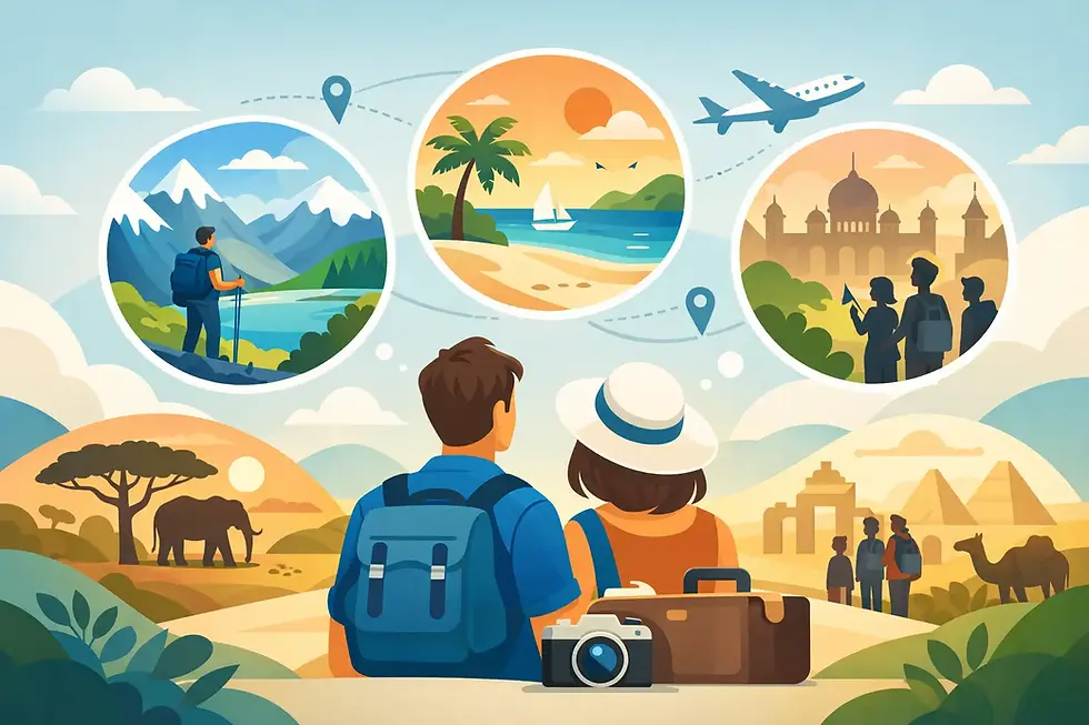 Quelle destination de voyage accompagné choisir ?