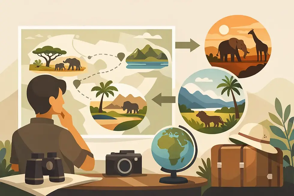 Comment choisir sa destination safari