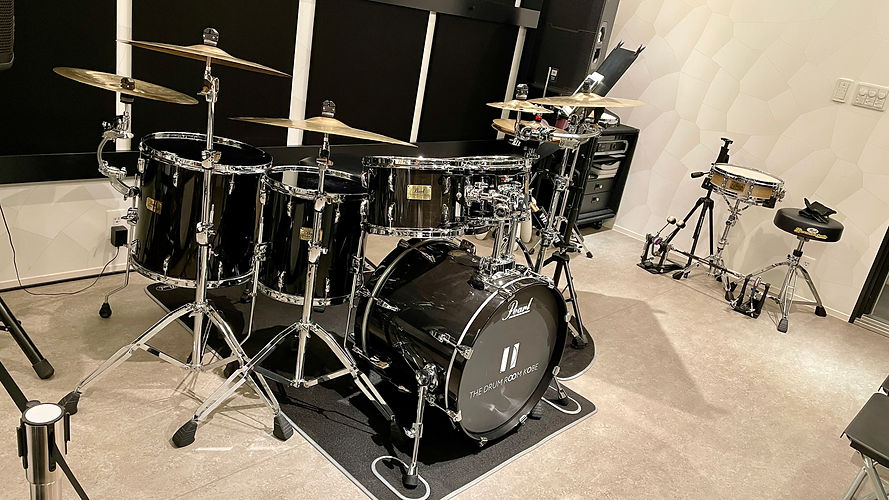 The Drum Room KOBE スタジオ内観