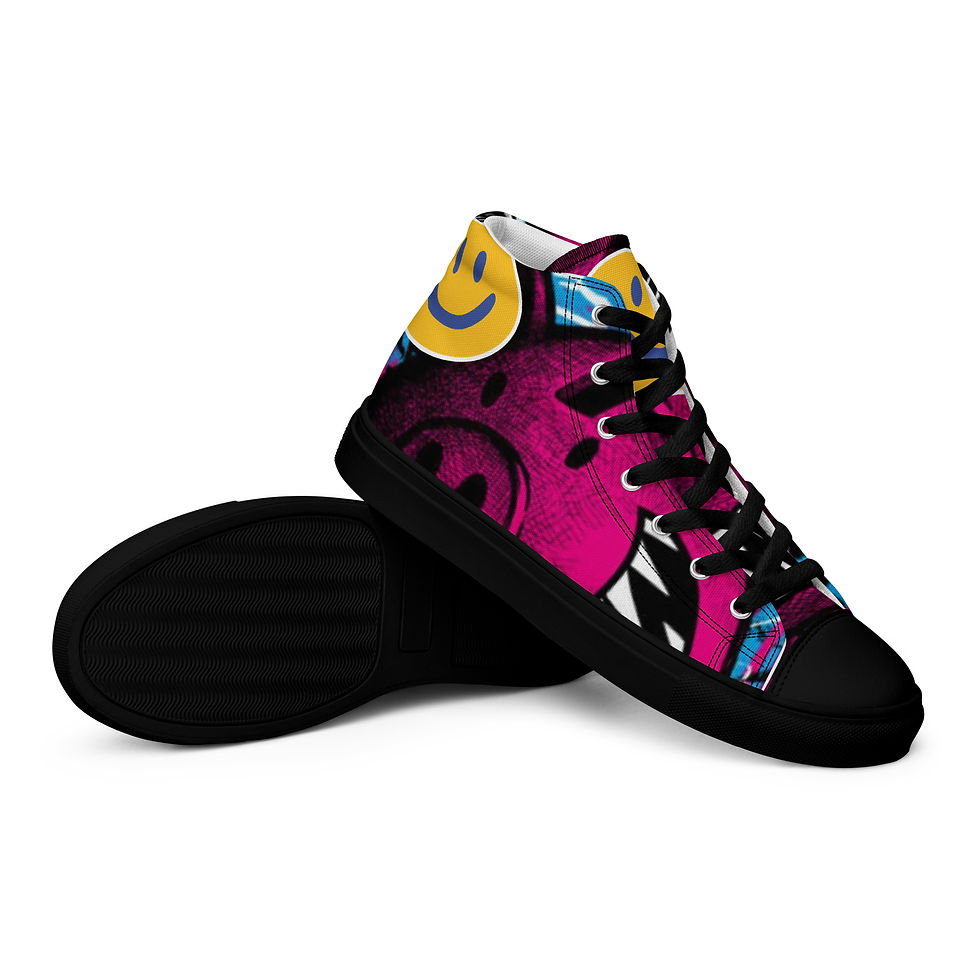 Thumbnail: Men’s Urban High Top Canvas Shoes
