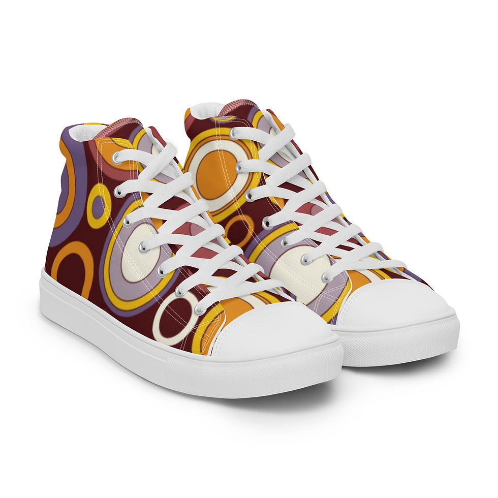 Thumbnail: Women’s High Top Canvas Shoes