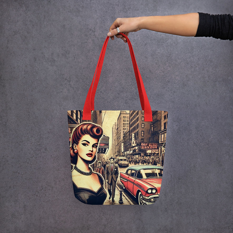 תמונה ממוזערת: Reusable Tote Shopping Bag New York Selfie 