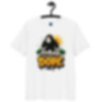 Men's Dope Monkey White Organic Cotton T-Shirt