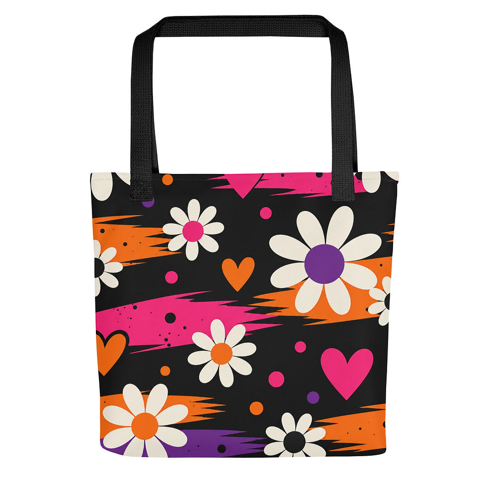 Minijatura: Love & Happiness Tote Shopping Bag