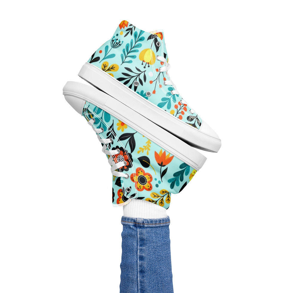 Thumbnail: Women’s High Top Canvas Shoes