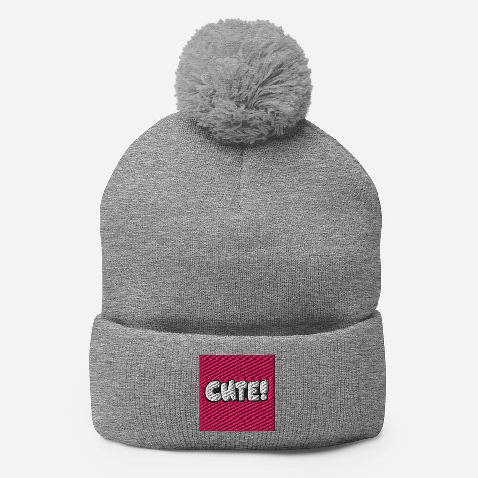 Thumbnail: Women's Pom-Pom Beanie Hat